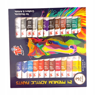TBC akrylové farby 24 ks x 12 ml